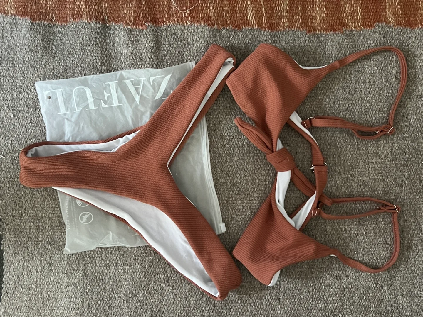 Zaful Brown Bikini - Size S thumbnail