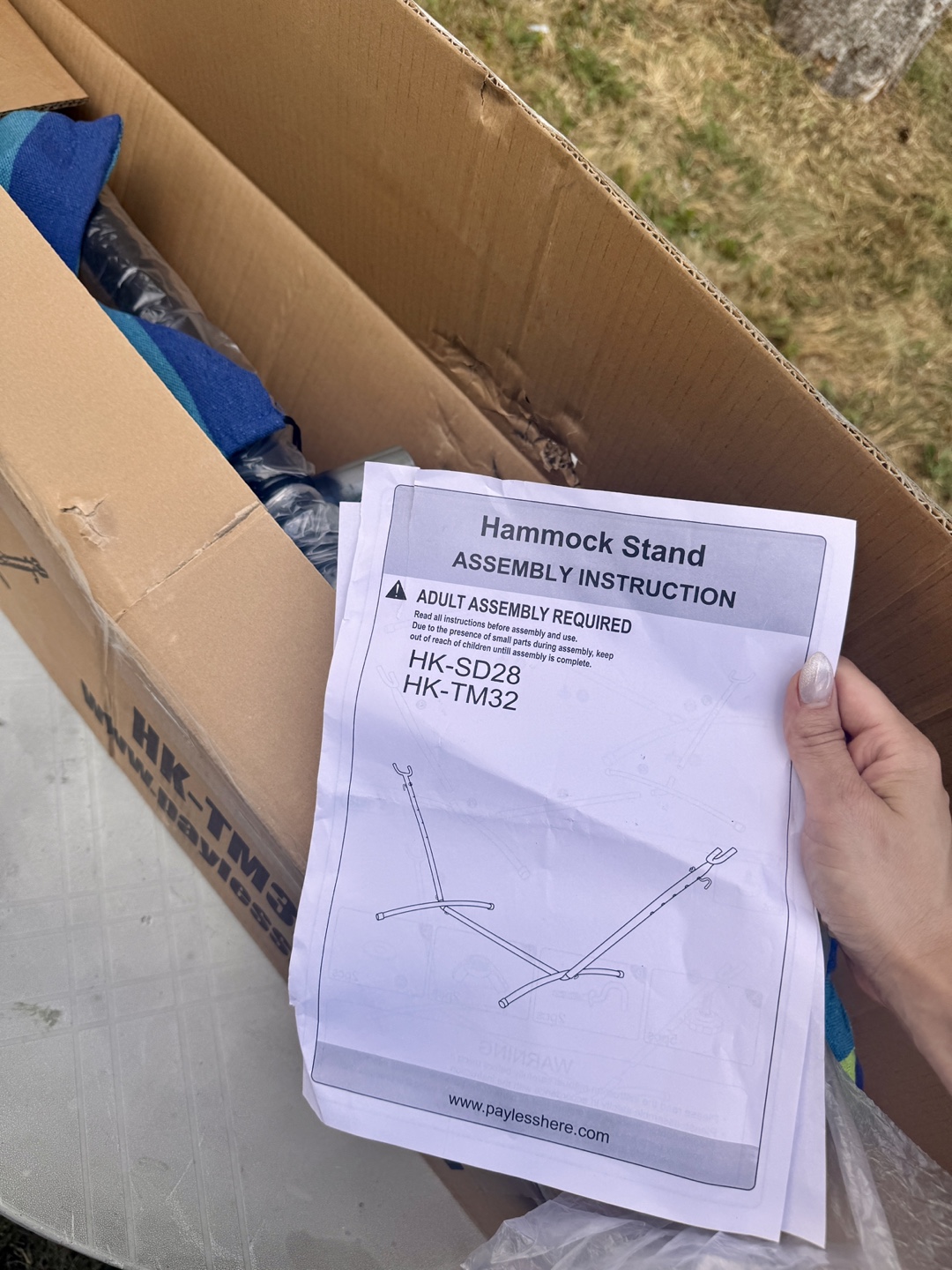 Hammock with Stand - New in Box! (Blue) - photo 2