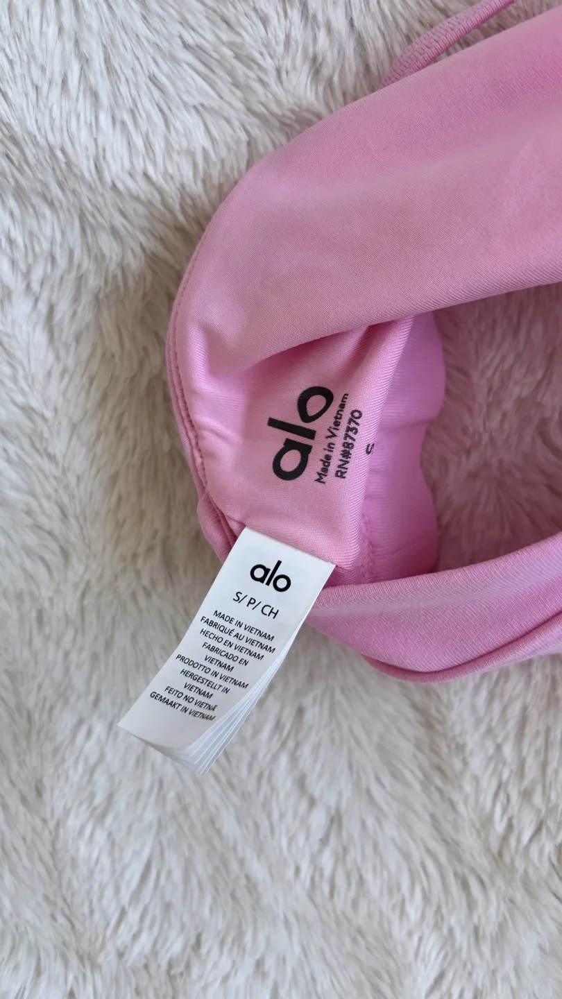 ALO Sweet Pink Splendor Bra image indicator(4)