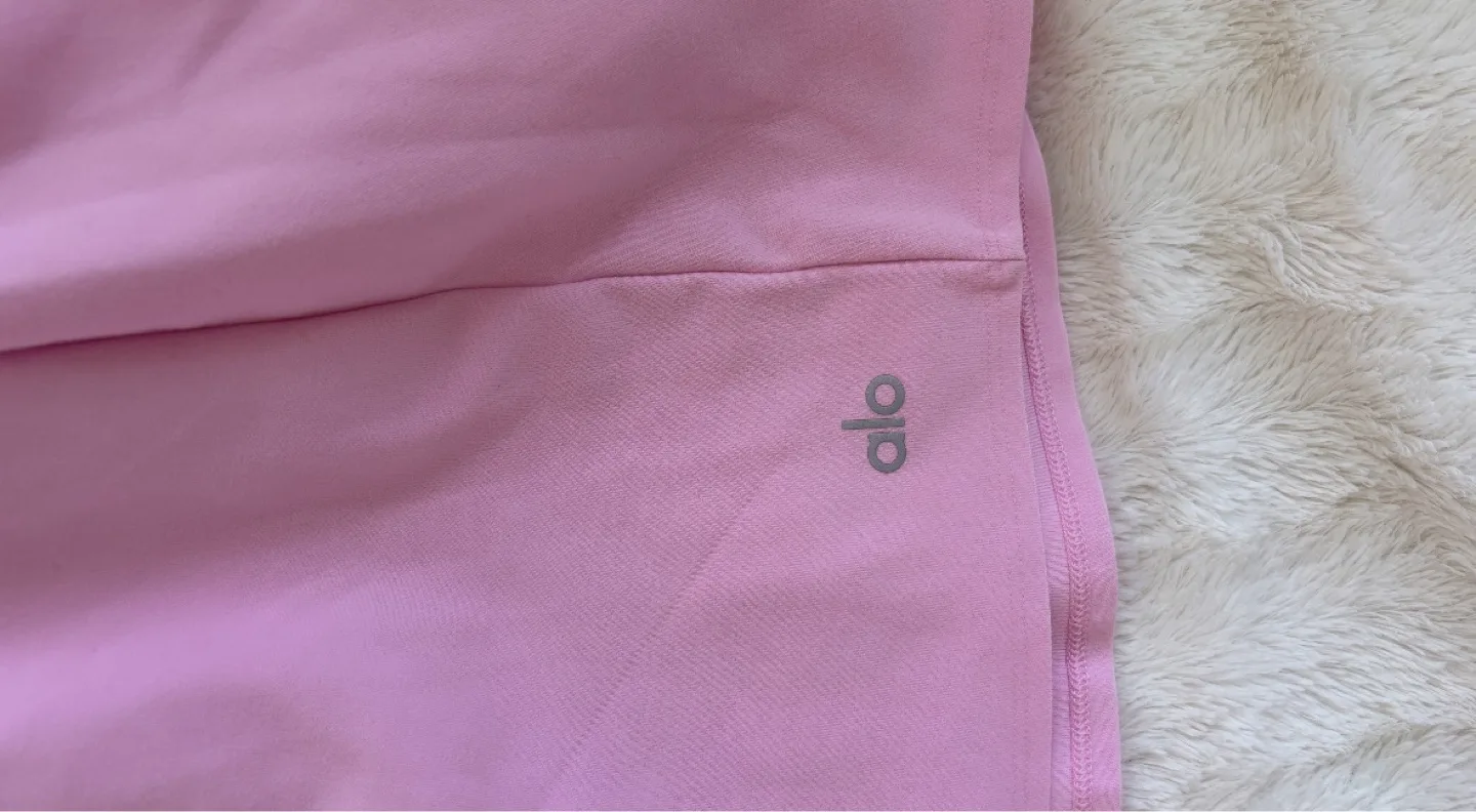 Alo Sweet Pink Backspin Skirt image indicator(3)