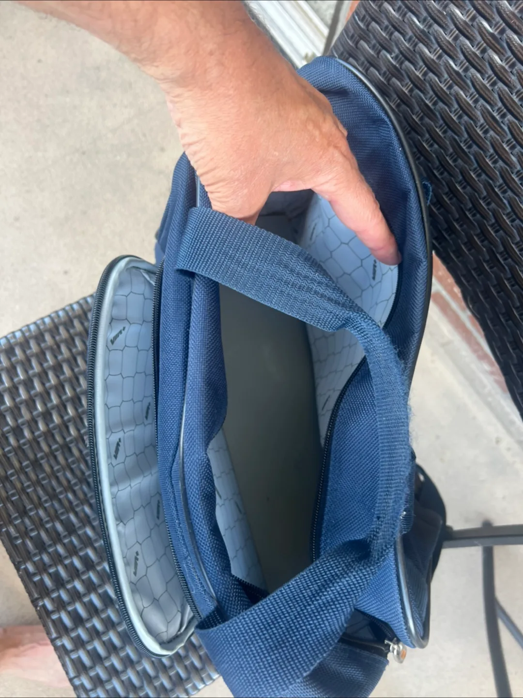 VIA Rail Canada Blue Shoulder Bag thumbnail