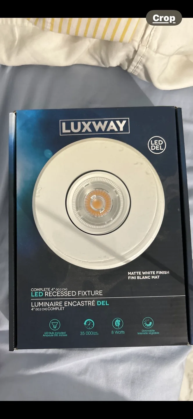 Luxway 4" LED Recessed Fixture - New in Box! thumbnail