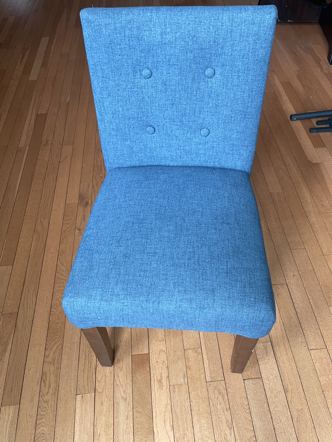 Blue Upholstered Dining Chair - photo 2