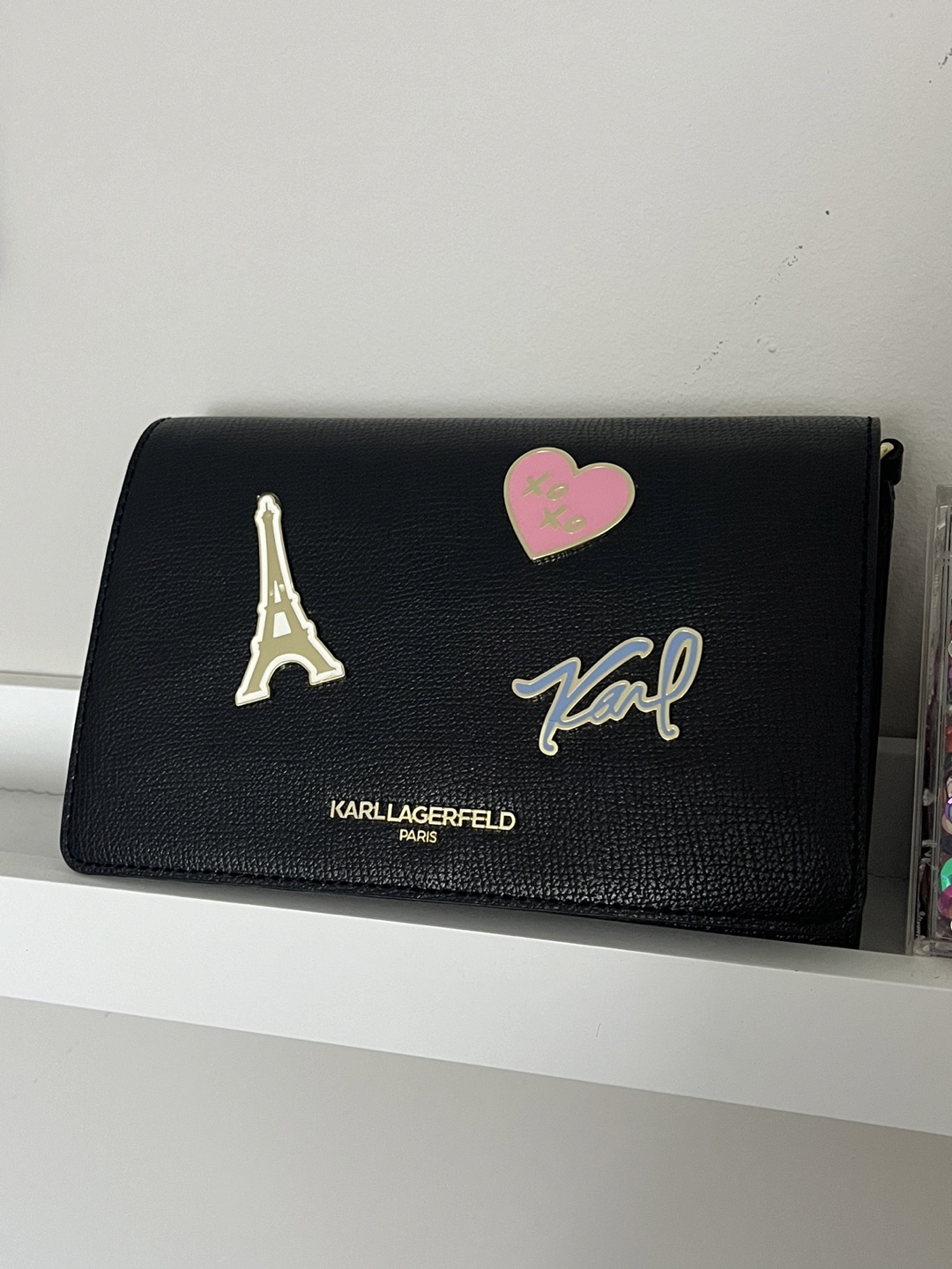 Karl Lagerfeld Paris Black Wallet