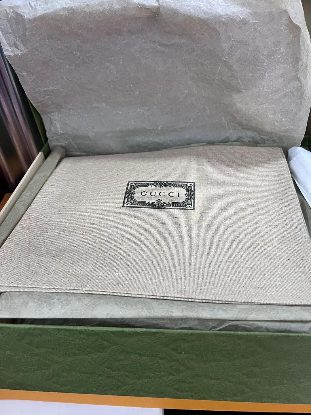 Gucci GG Rhyton 'Beige Blue Monogram' Sneakers - Men's US 9 image indicator(9)