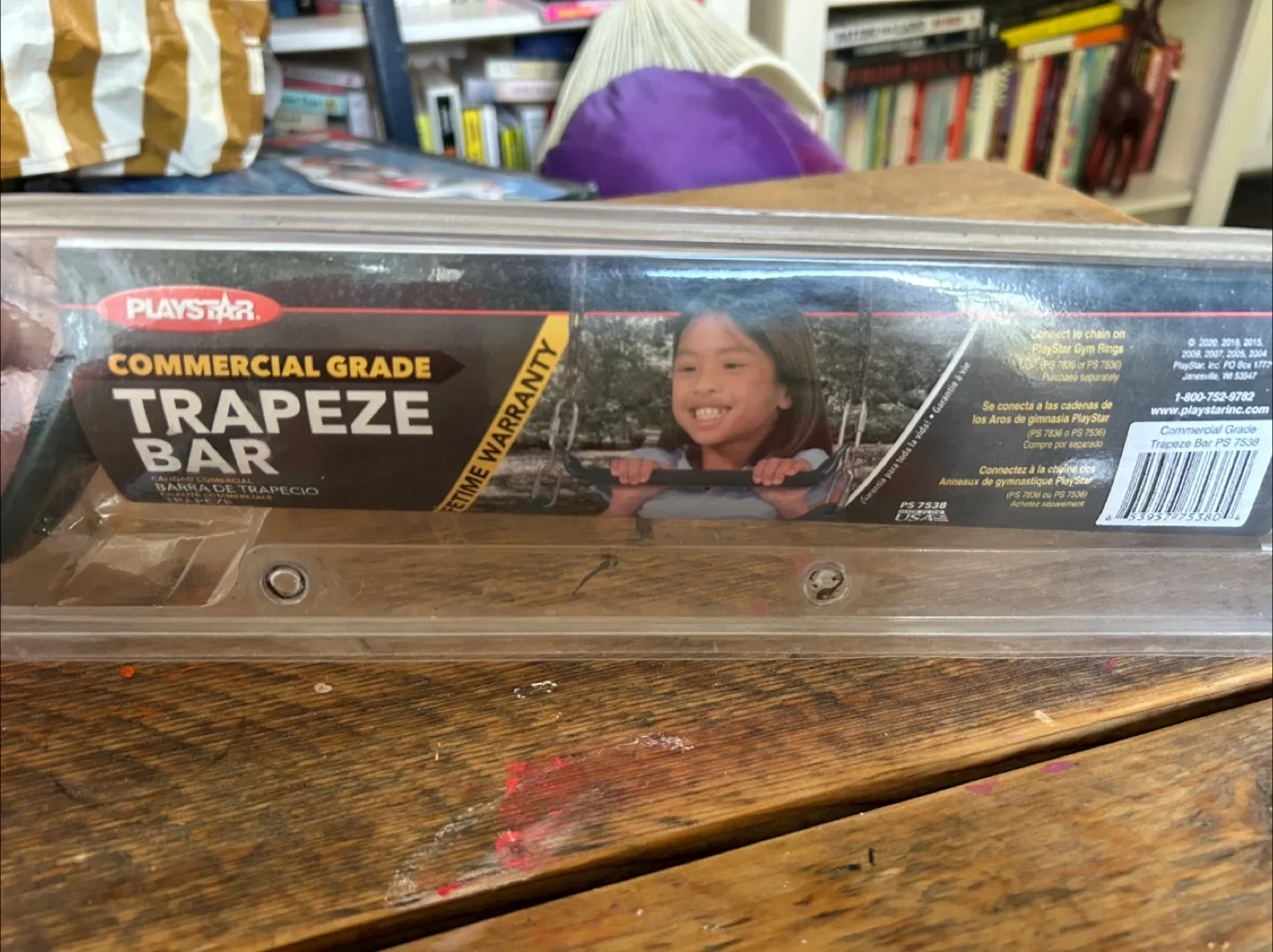 Playstar Trapeze Bar - Commercial Grade - Green image indicator(5)