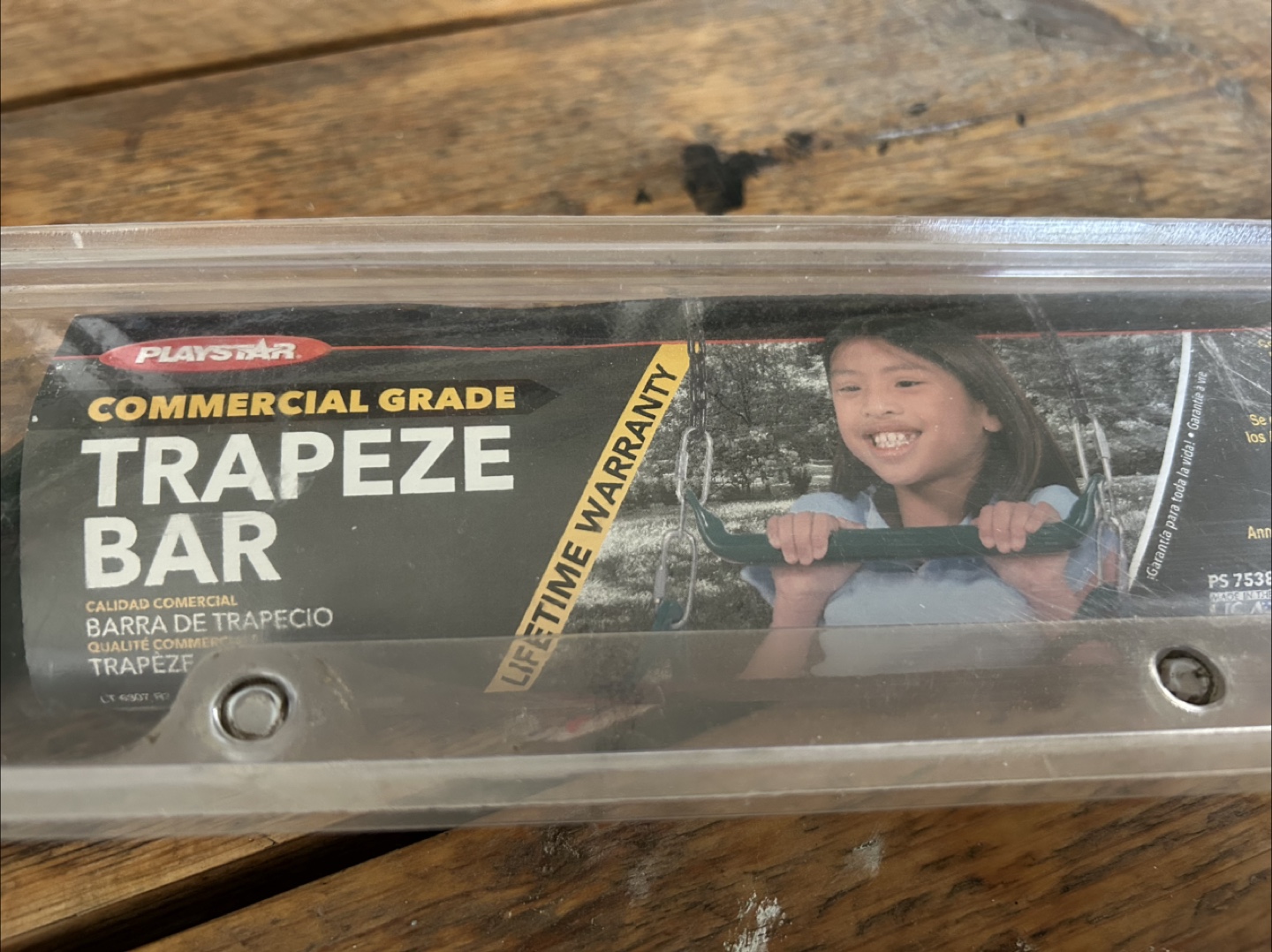Playstar Trapeze Bar - Commercial Grade - Green