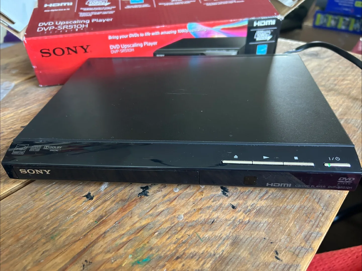 Sony DVPSR510H DVD Player (Upscaling) thumbnail