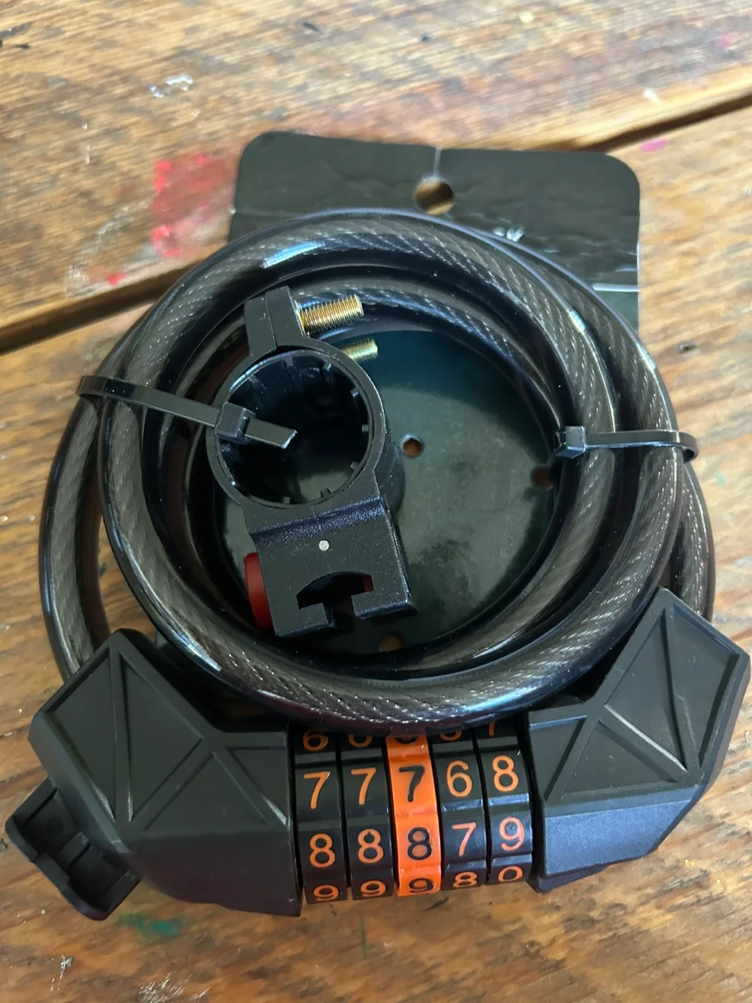 5 Digit Bicycle Lock thumbnail