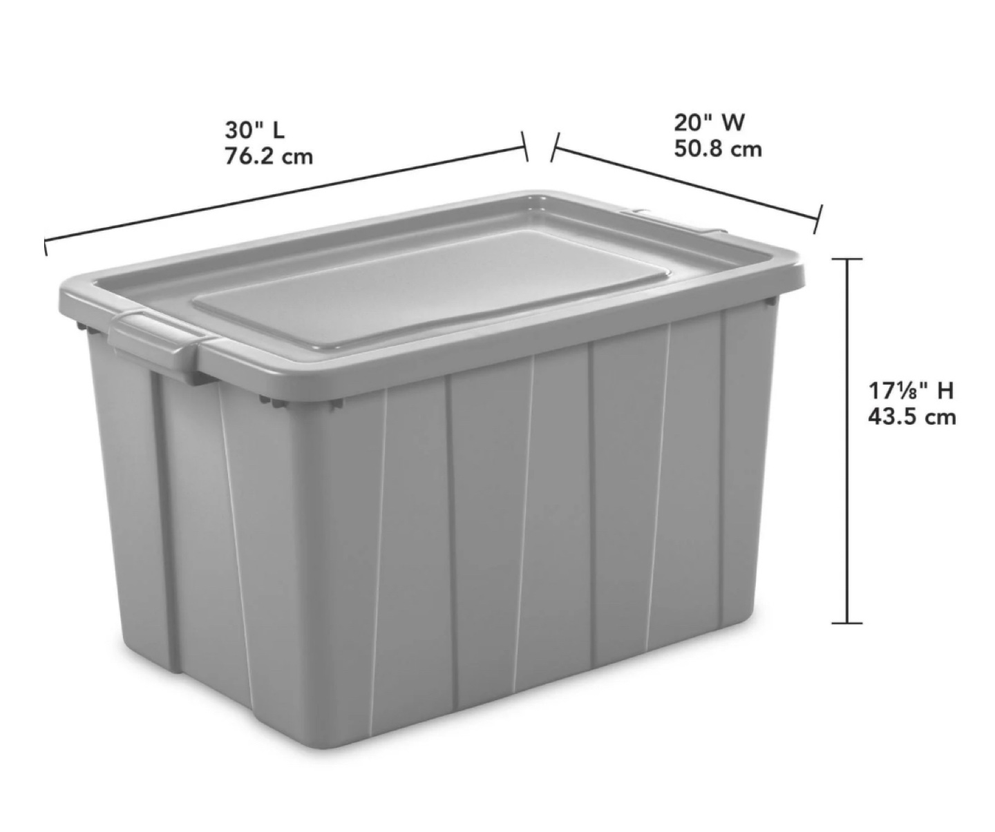 Sterilite 113L Tuff1 Tote 30gal - photo 2