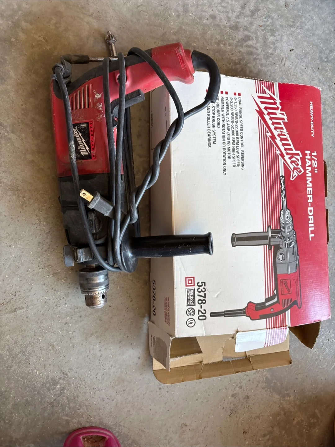 Milwaukee 5378-20 1/2" Hammer-Drill thumbnail