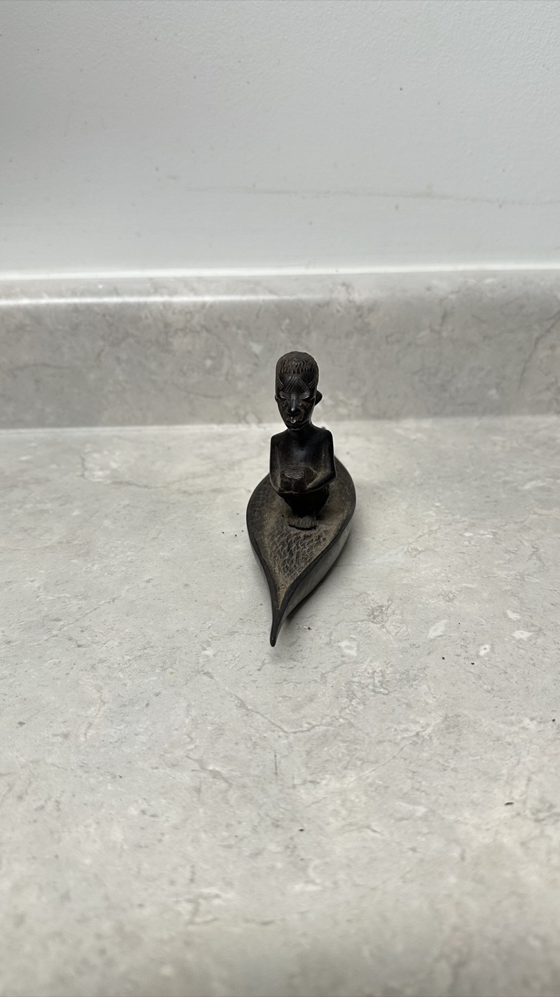 Hand-Carved Tanzanian Wood Figurine - African Art