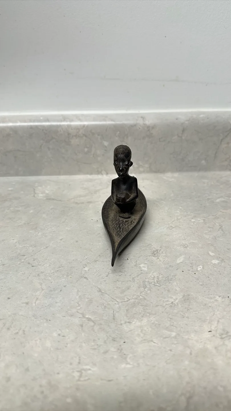 Hand-Carved Tanzanian Wood Figurine - African Art thumbnail