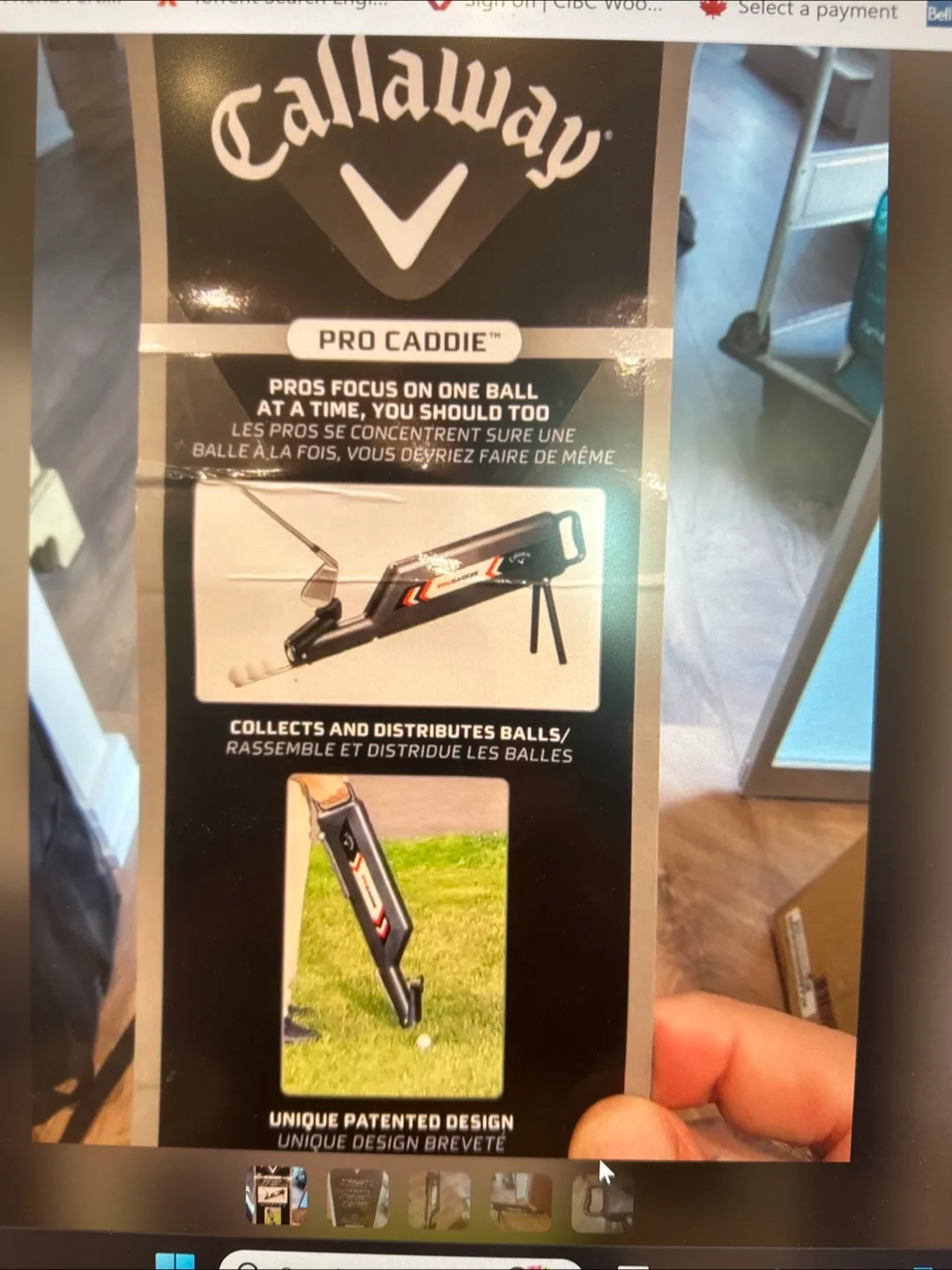 Callaway Pro Caddie Golf Ball Dispenser thumbnail