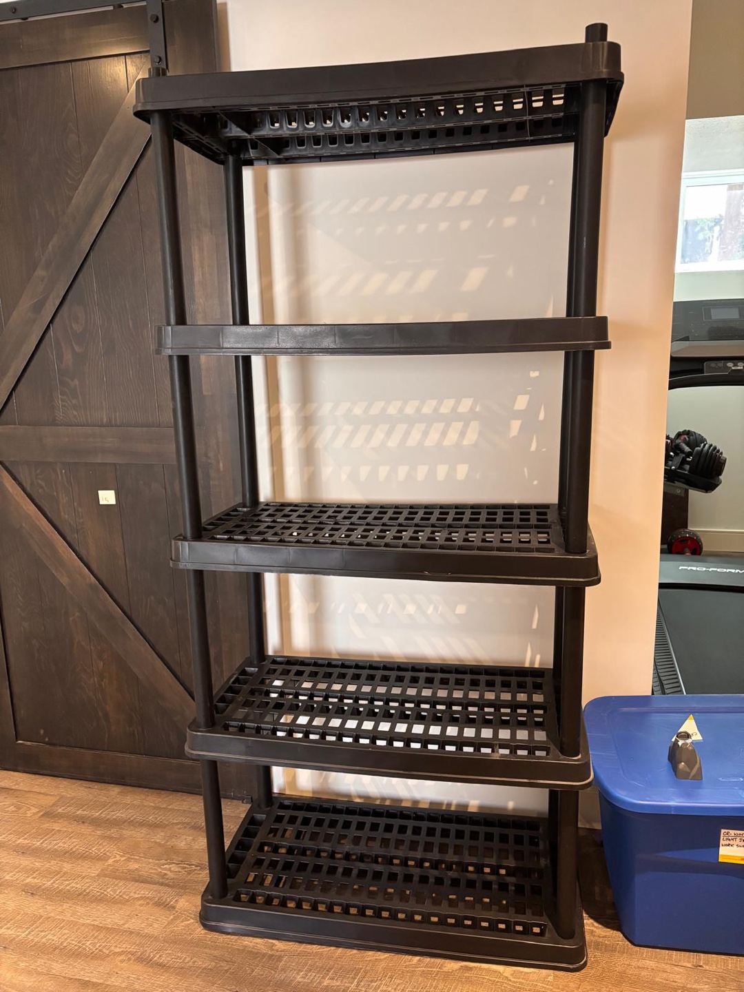 Plastic 5-Tier Shelf - 4 units at $25 each - photo 2