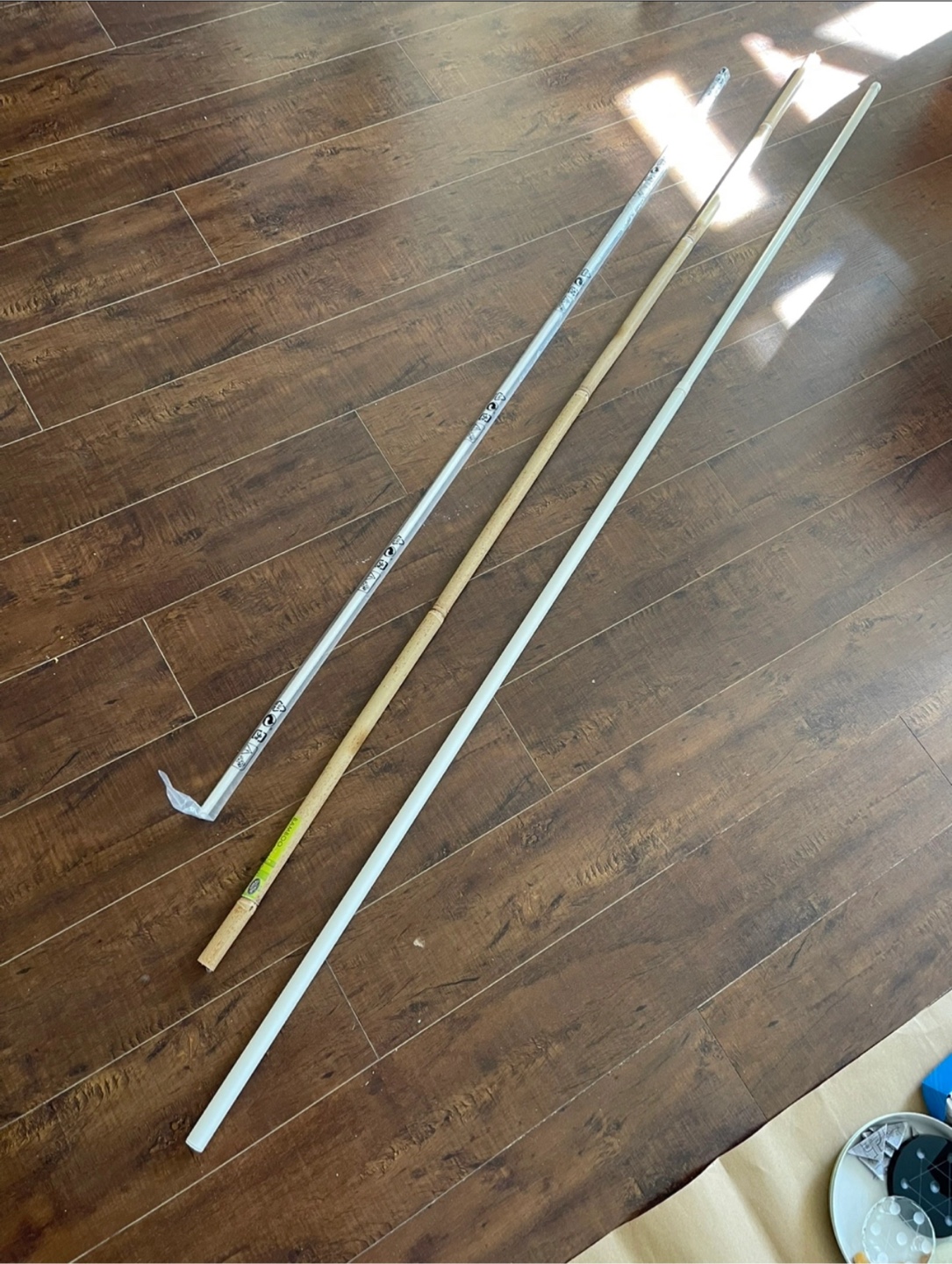 Ikea Curtain Rods - White and Bamboo - photo 2