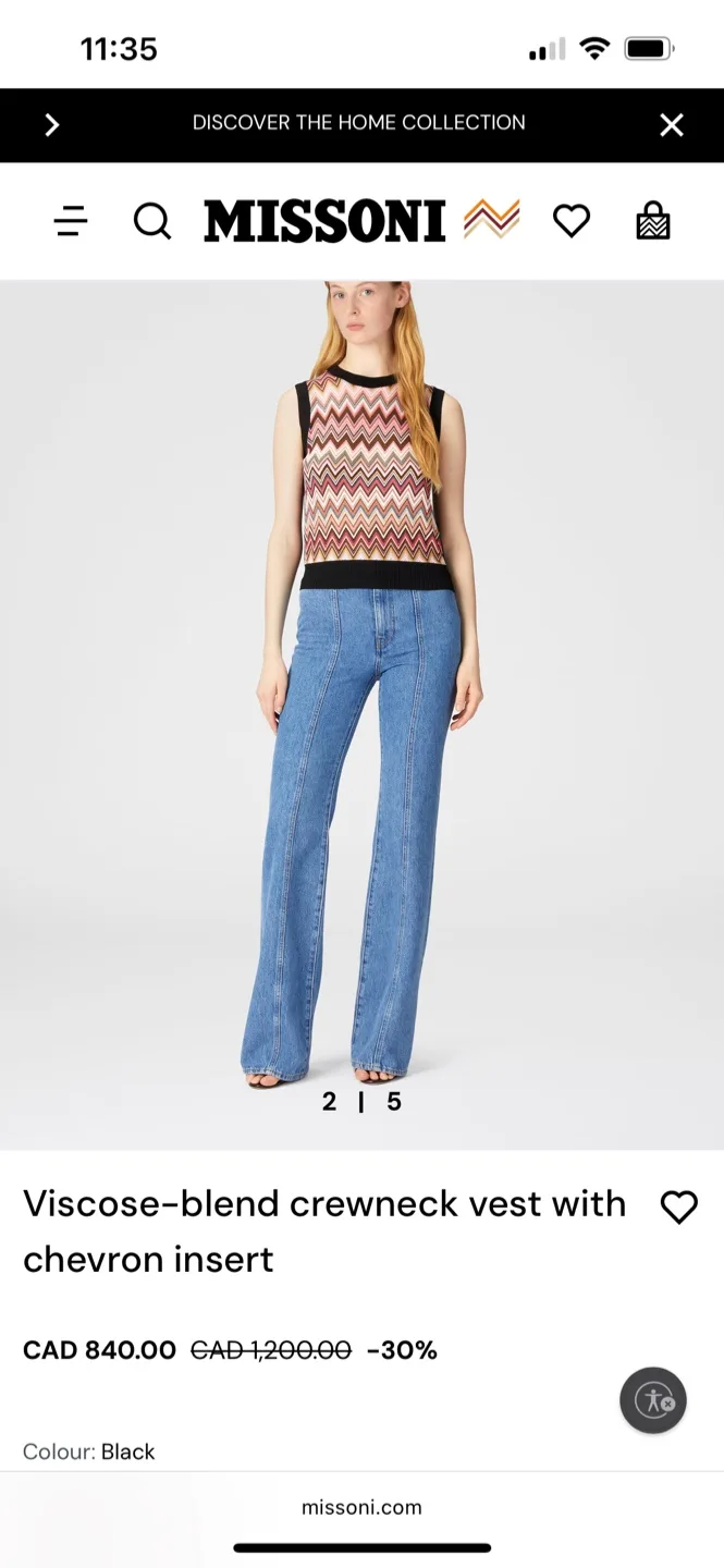 Missoni Knit Tank Top thumbnail