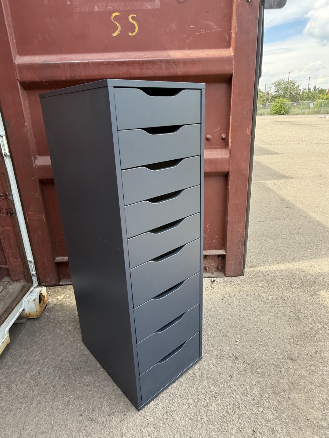 IKEA Alex Drawer Unit with 9 Drawers - Grey - photo 2