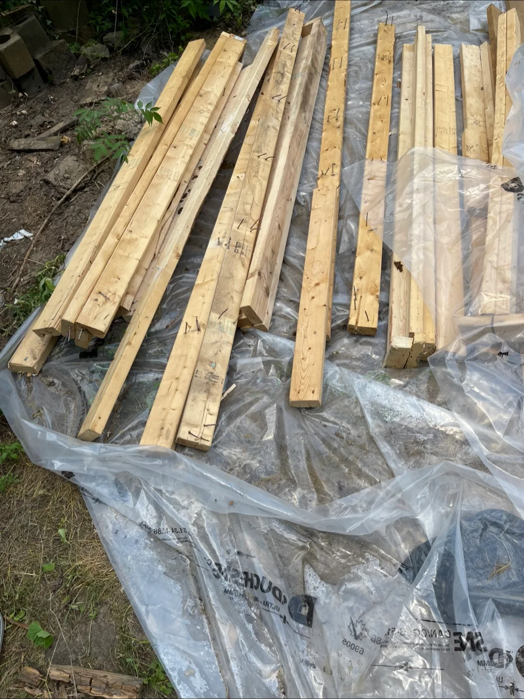 24 pieces of 2x4 lumber thumbnail