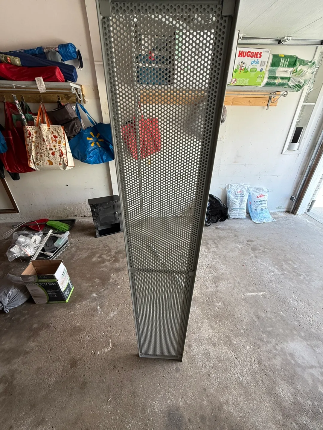 Grey Metal wall hanging rack Screen Panel thumbnail