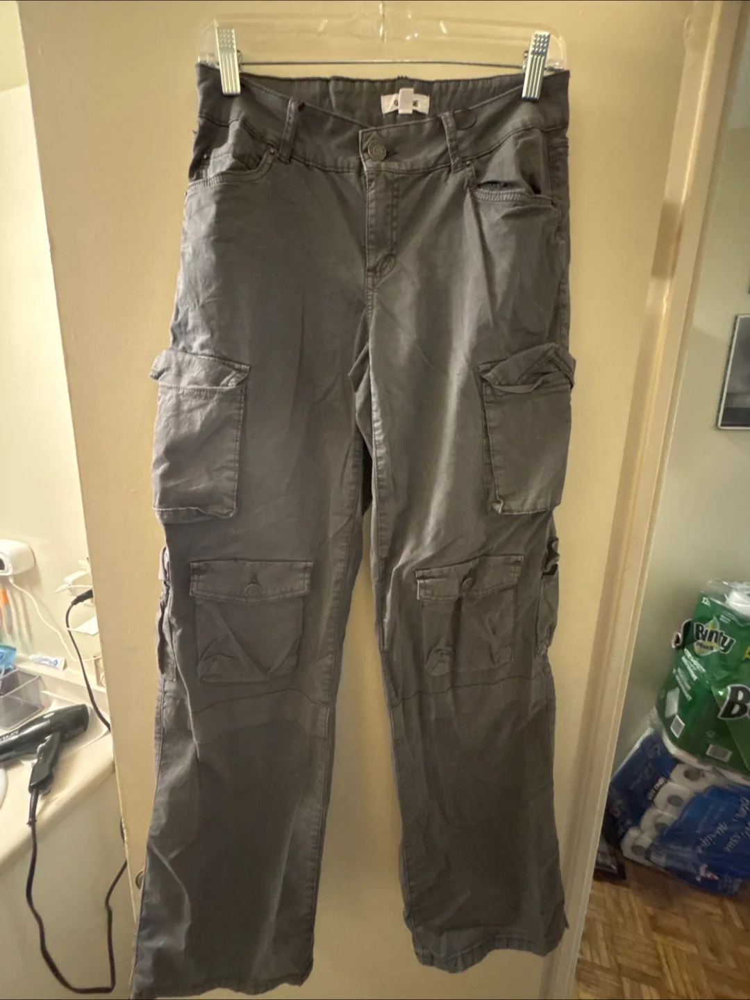 Garage Carter Low Rise Wide Cargo Pants thumbnail