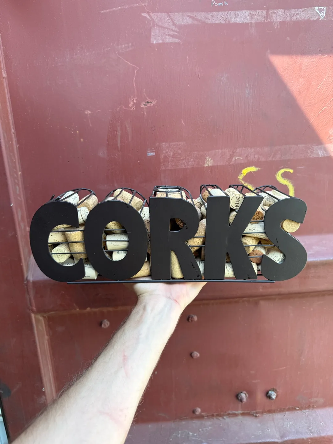 Wine Cork Holder - "Corks" Design thumbnail