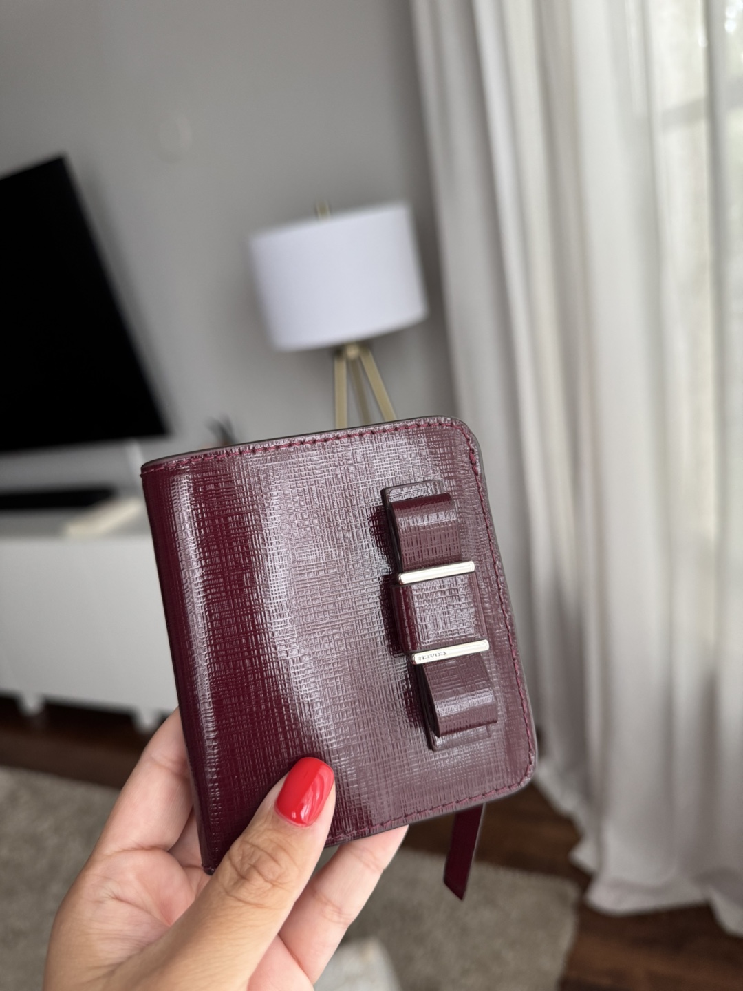 Coach Burgundy Wallet - photo 3