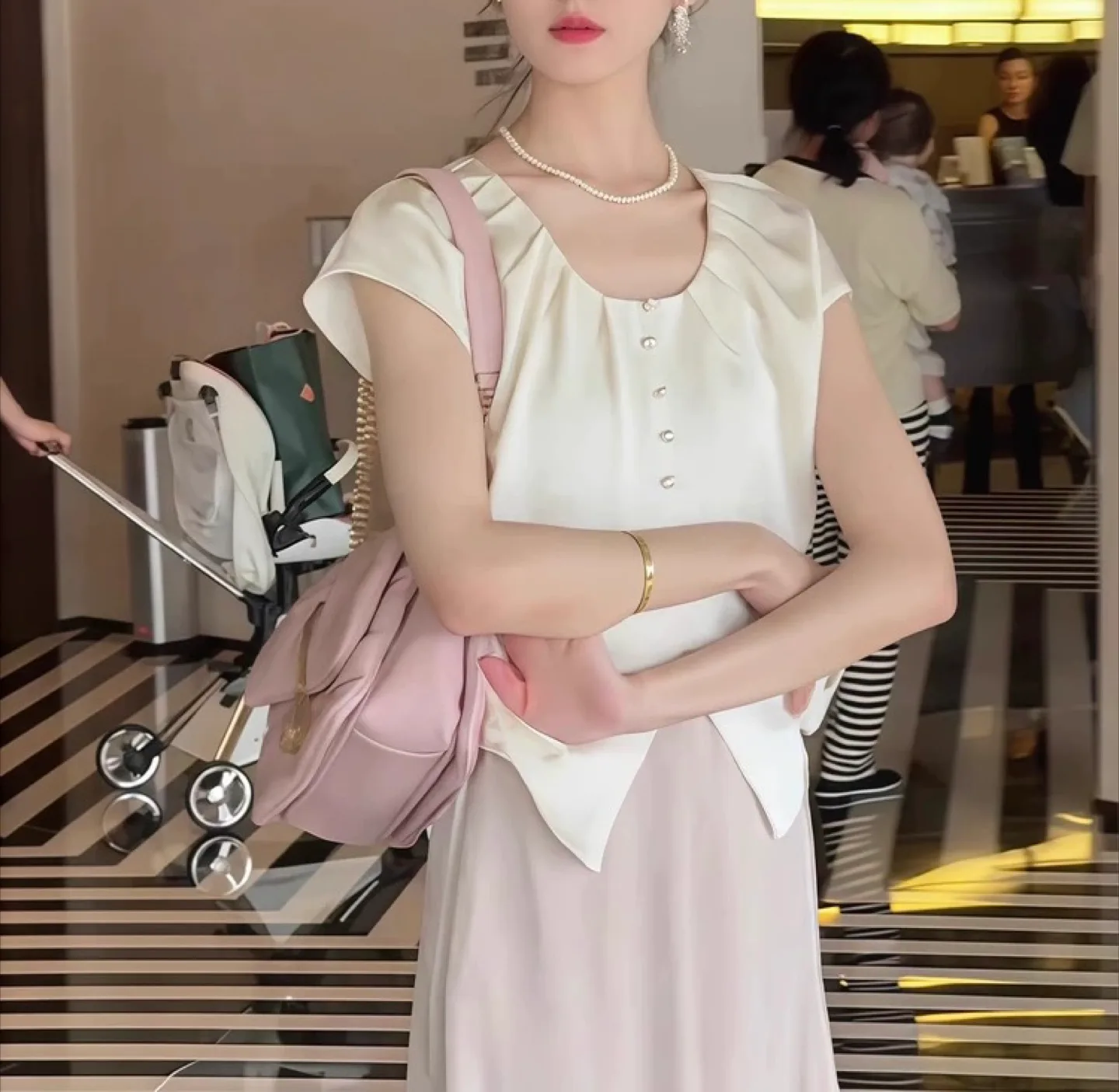Cream Blouse - New with Tags thumbnail