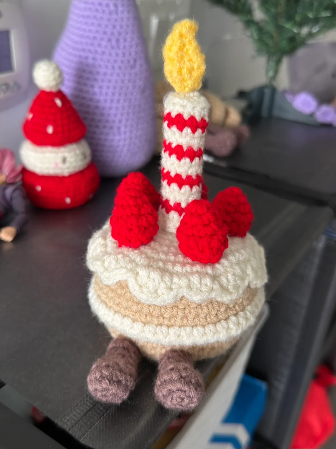 Crochet Jellycat Birthday Cake thumbnail