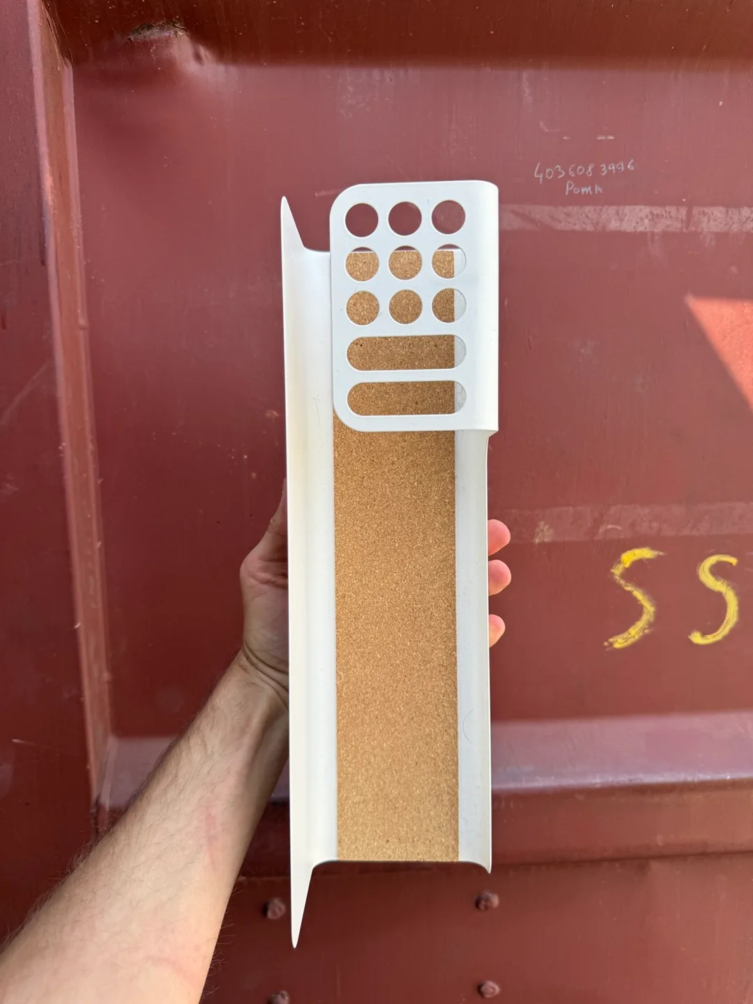 White Cork Desk Organizer thumbnail