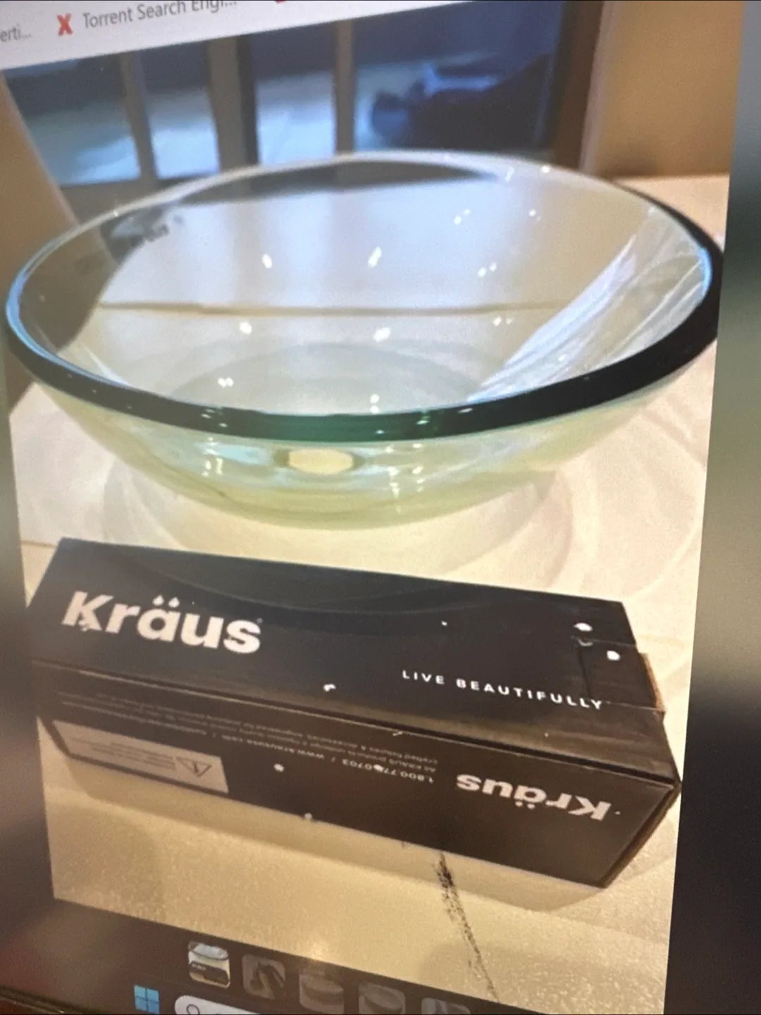 Kraus Vessel Sink - and Porcelain Oval Sink thumbnail