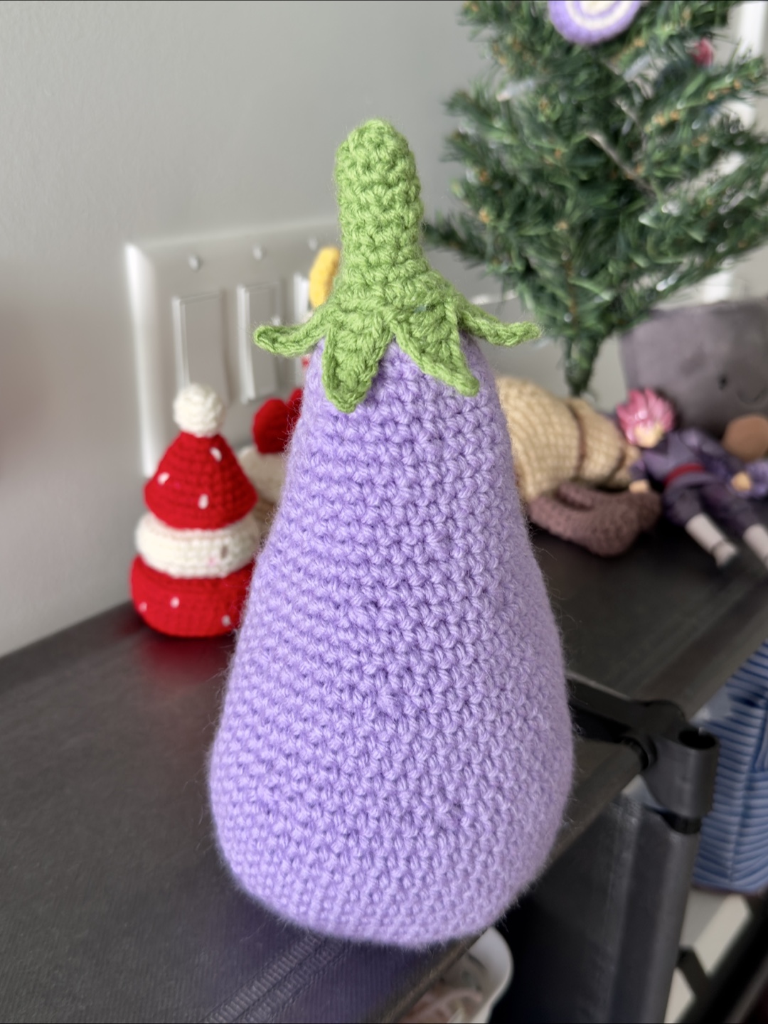 Crochet Jellycat Eggplant