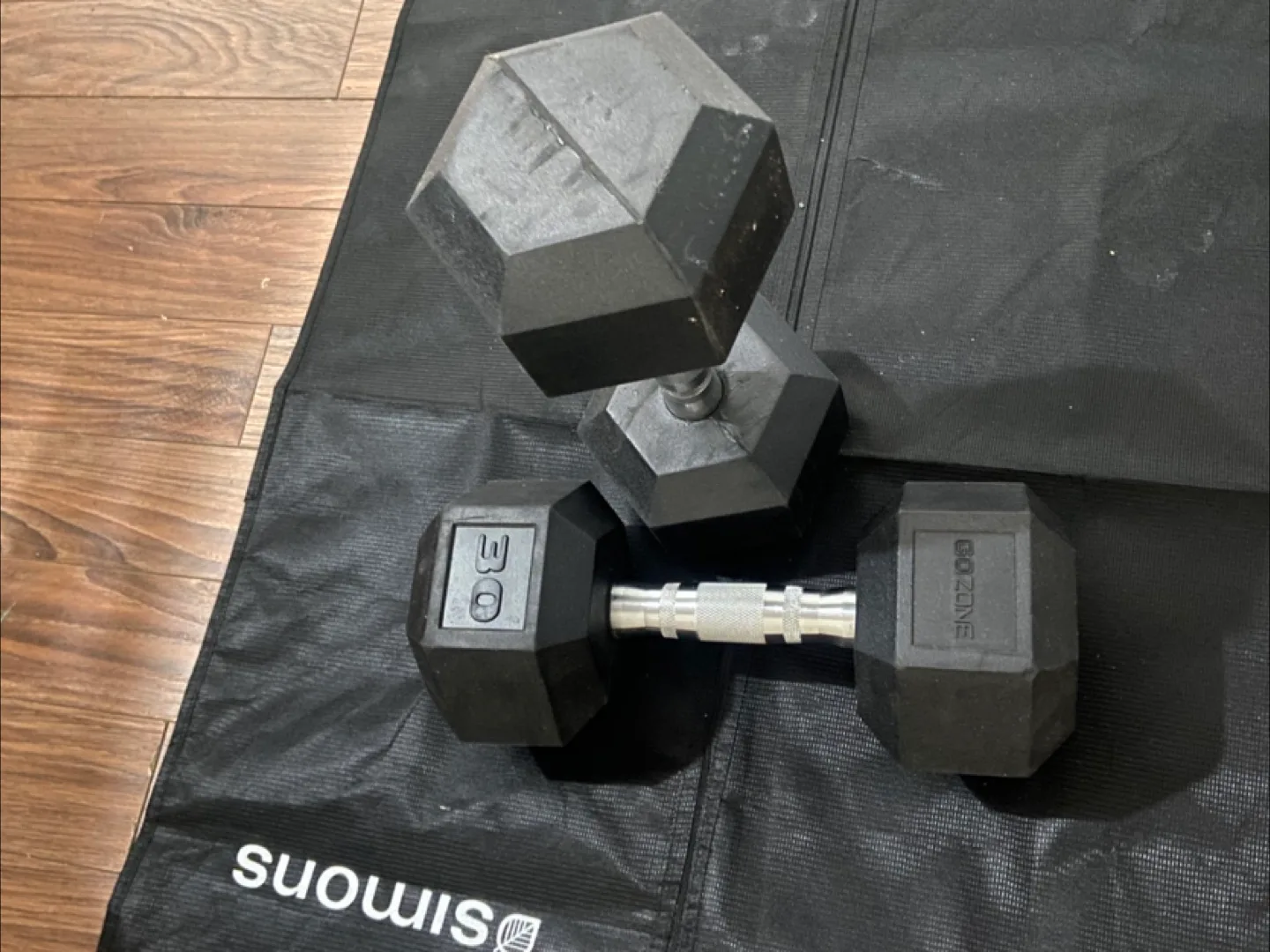 GOZONE 30lb Dumbbell Set image indicator(2)