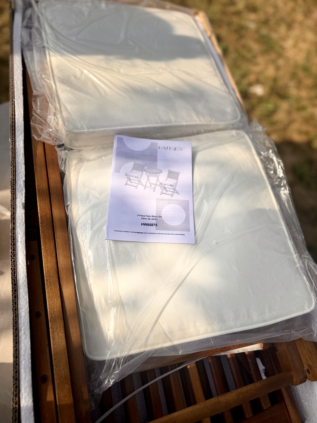 Patio Bistro Set 3-Piece - New in Box!