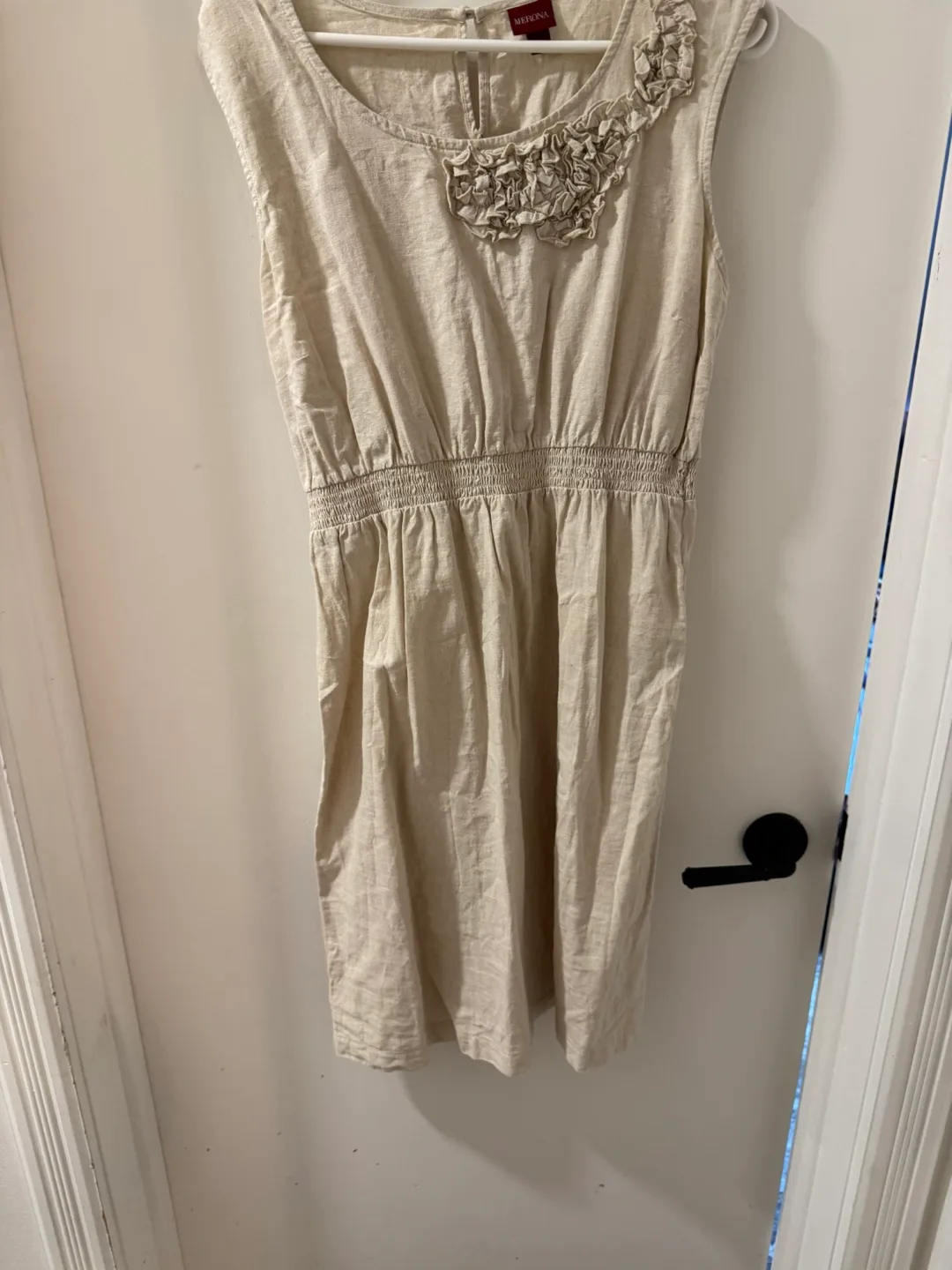 Merona Sleeveless Dress - Beige thumbnail