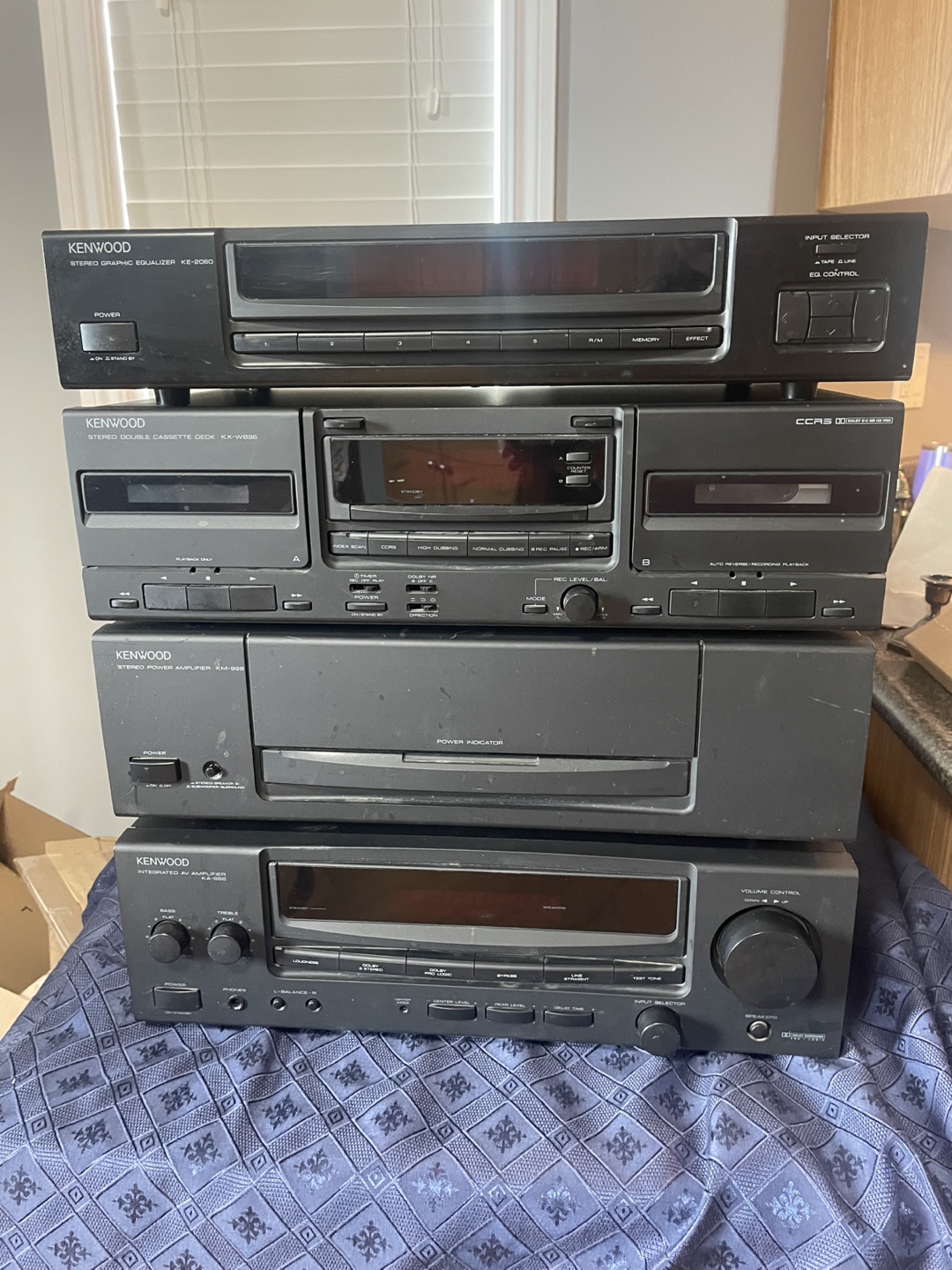 Vintage Kenwood Stereo System