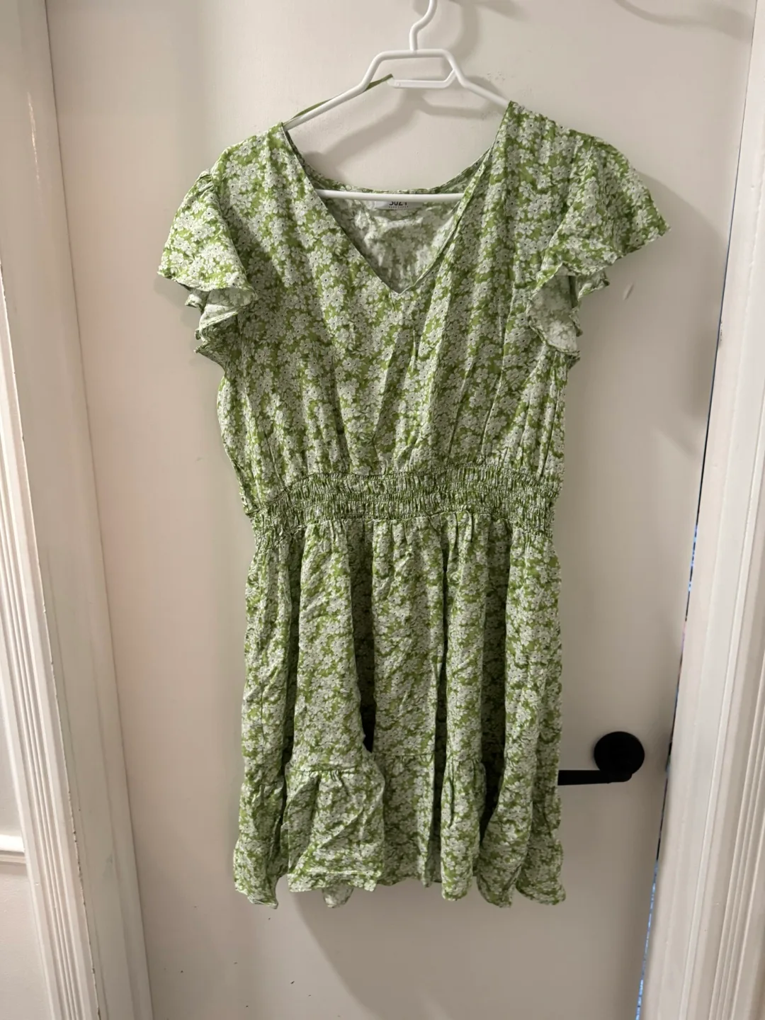 Suzy sheir Green Floral Dress thumbnail