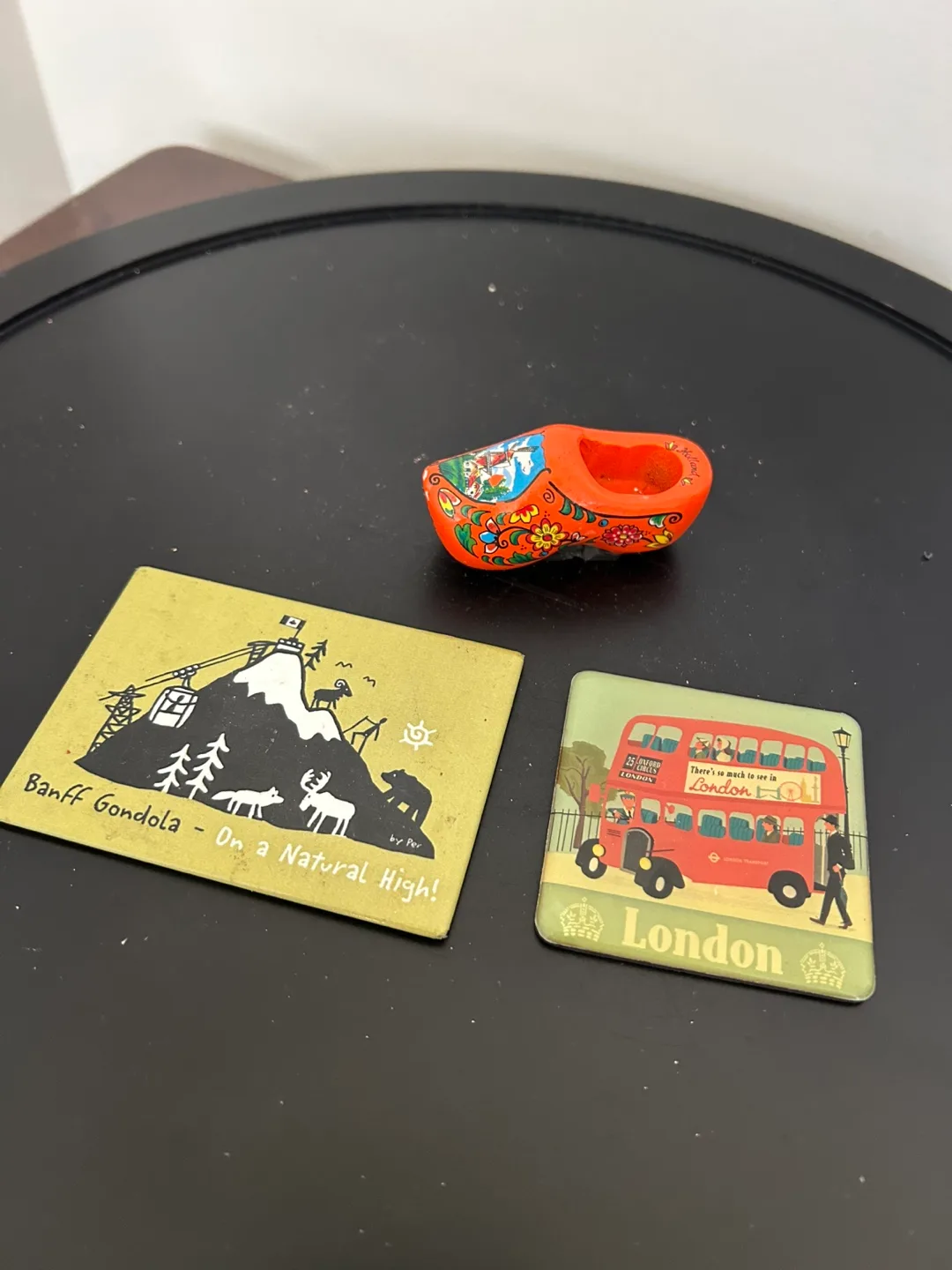 🇨🇦Souvenir Magnets: London Bus, Banff Gondola, Wooden Shoe thumbnail