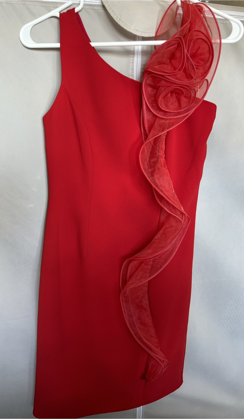 Karl Lagerfeld Paris Red Dress - Size 2 - photo 2