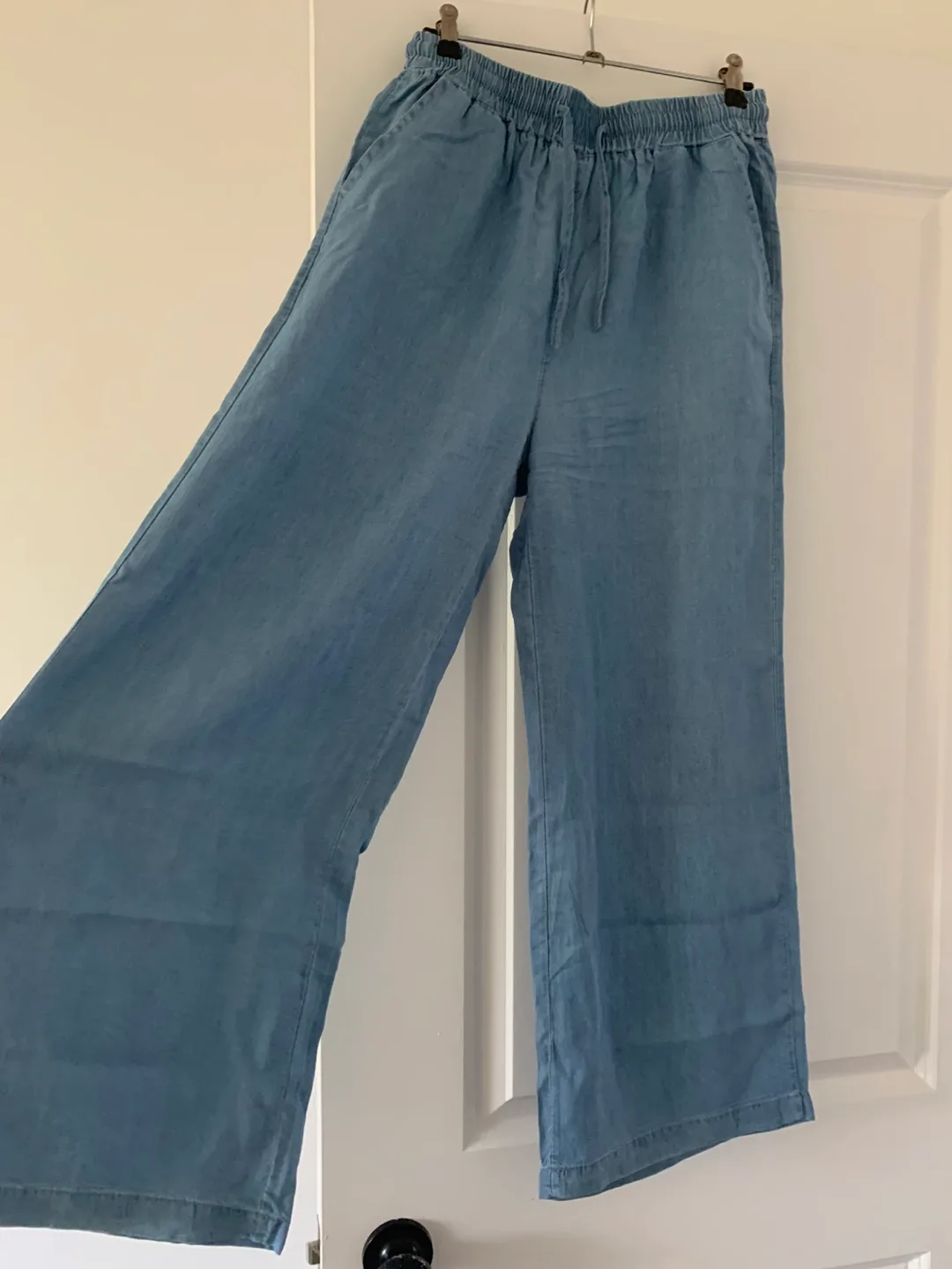 Wide Leg Denim Pants image indicator(2)
