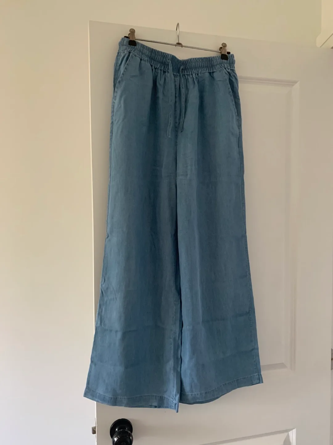 Wide Leg Denim Pants thumbnail