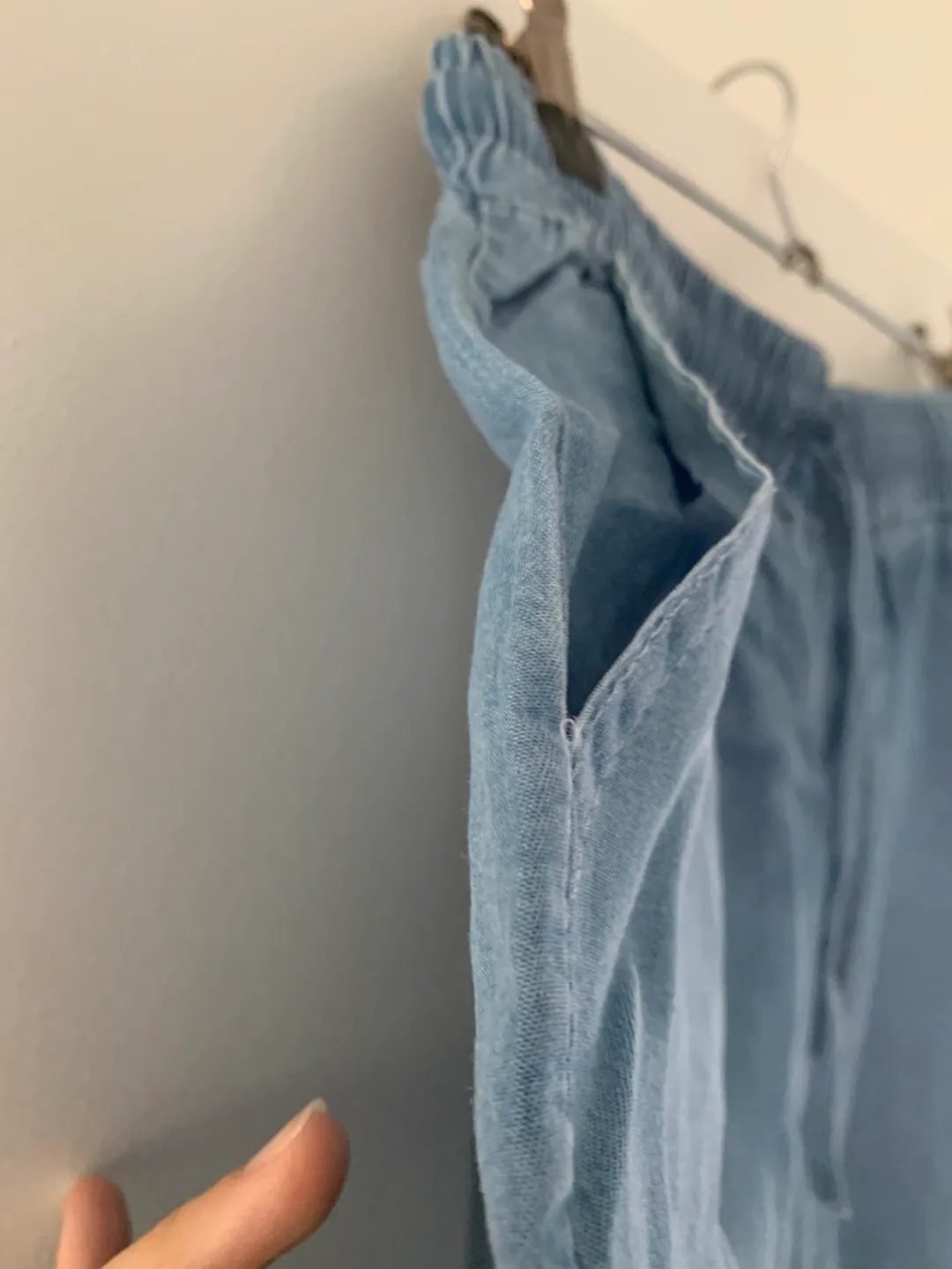 Wide Leg Denim Pants image indicator(3)