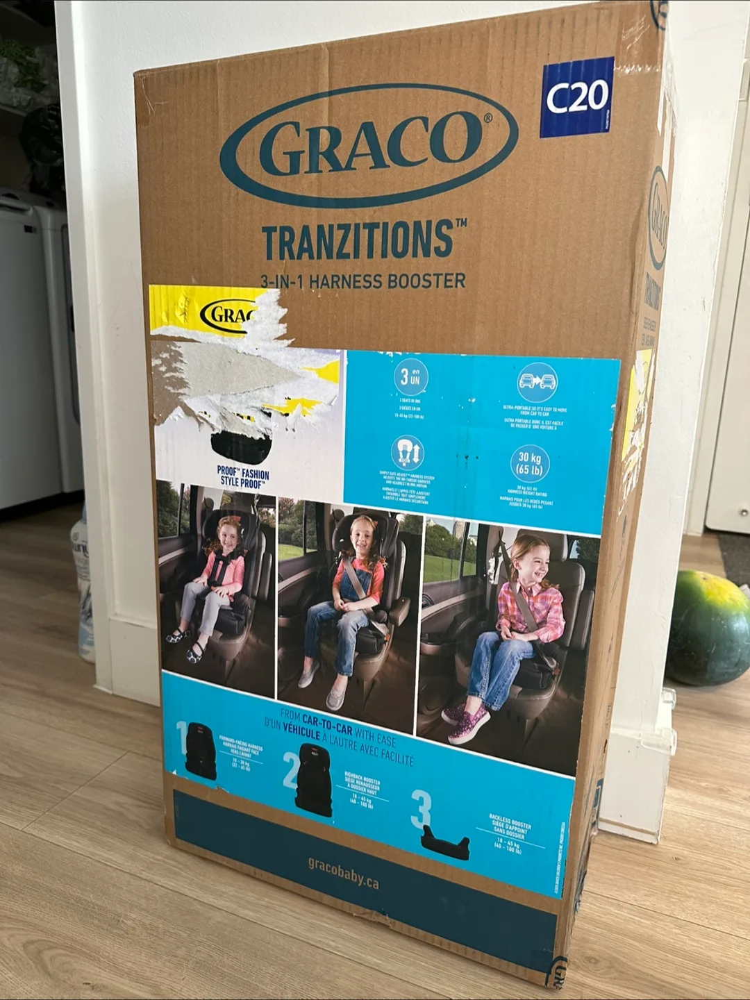 Graco Tranzitions 3-in-1 Harness Booster - NEW thumbnail
