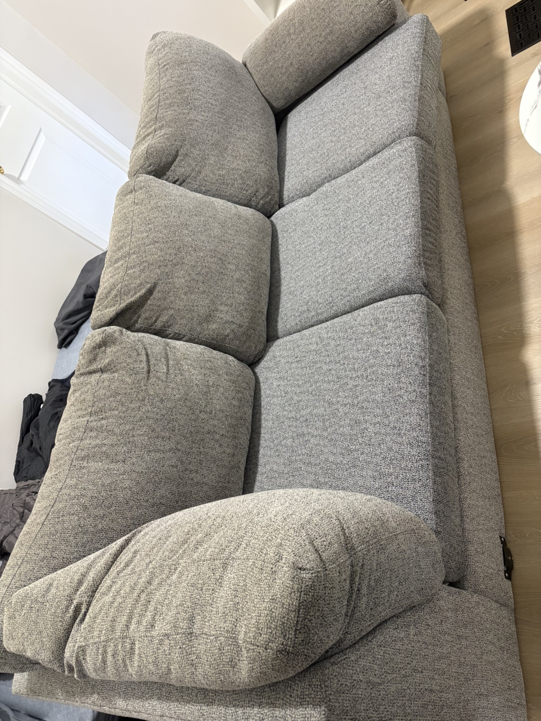 Grey Fabric Sofa - Comfy & Stylish - photo 4