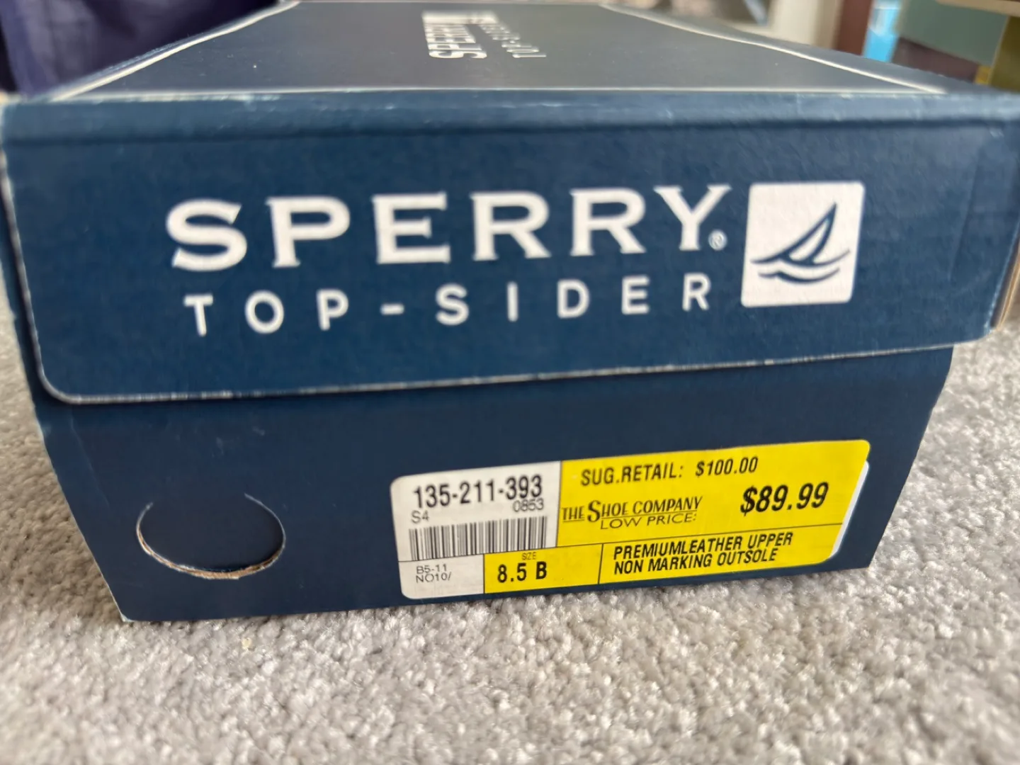 Sperry Top-Sider Boat Shoes - Size 8.5 B image indicator(4)