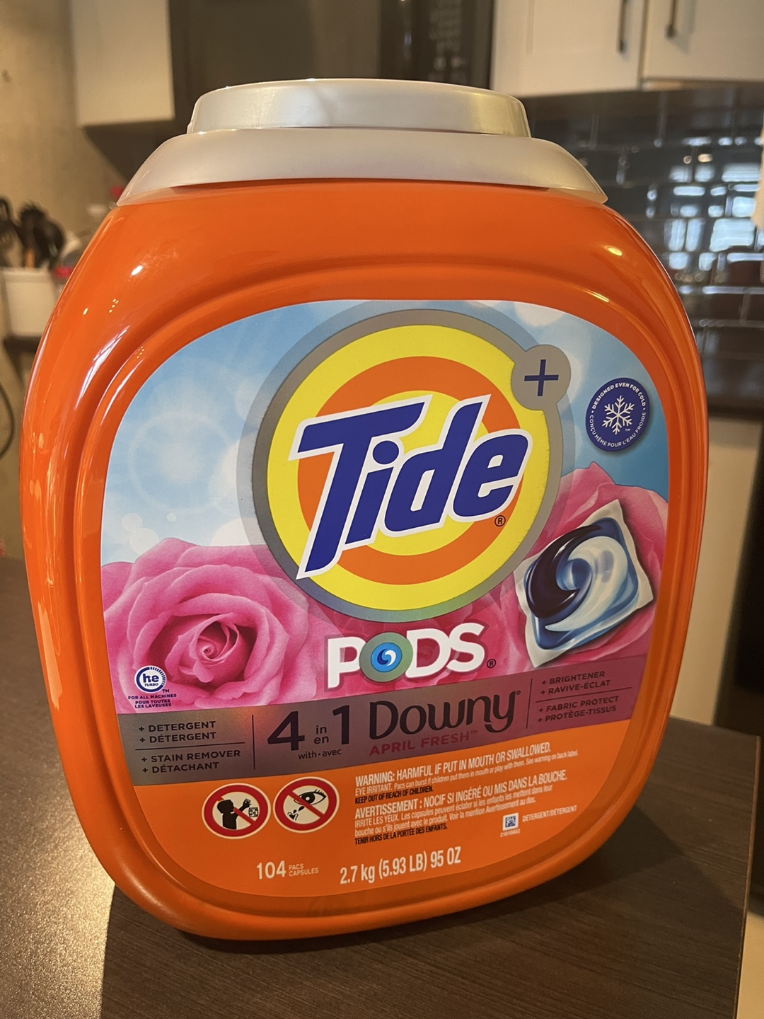 Tide Pods 4 in 1 Downy April Fresh - 52 count