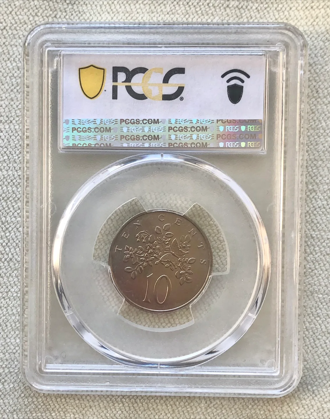 1969 JAMAICA TEN CENT PCGS MS 65 - FIRST INDEPENDENT COINAGE image indicator(5)