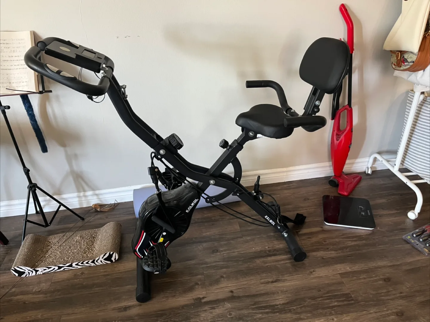KALWOL 5-in-1 Foldable Exercise Bike thumbnail