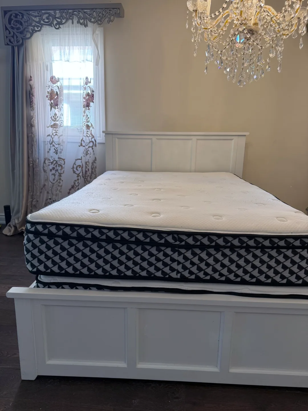 Bed Set - Two Double Mattresses , Box Spring and Frames image indicator(3)