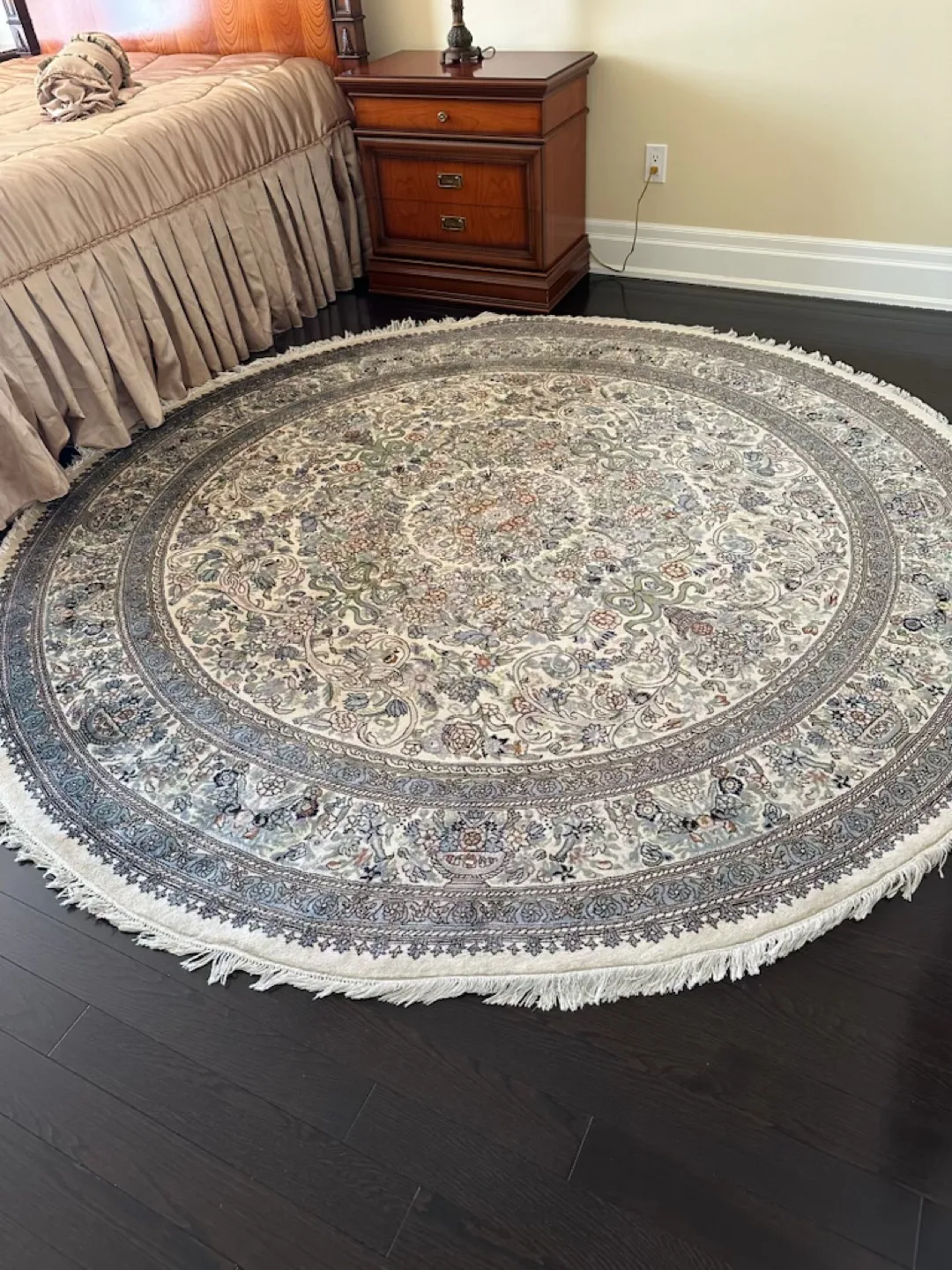 Round Floral Rug thumbnail